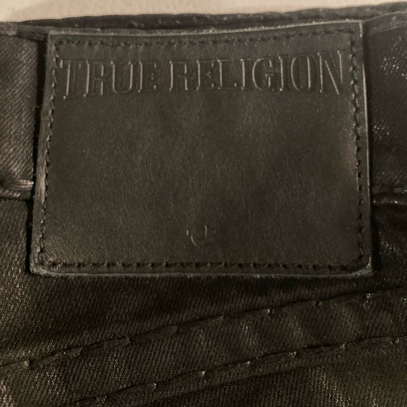 Rare!  🇺🇸 Waxed Ricky Supert T in “BRZD DARK RIDER” True Religion size 30x34. - Picture 2 of 13